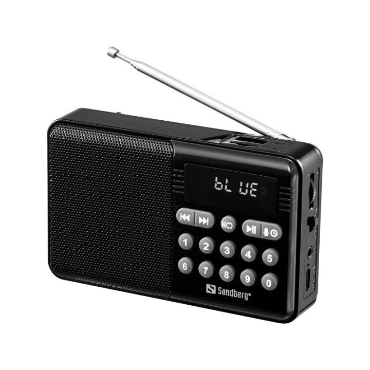 Įkraunamas radijas-garsiakalbis su FM ir Bluetooth Sandberg