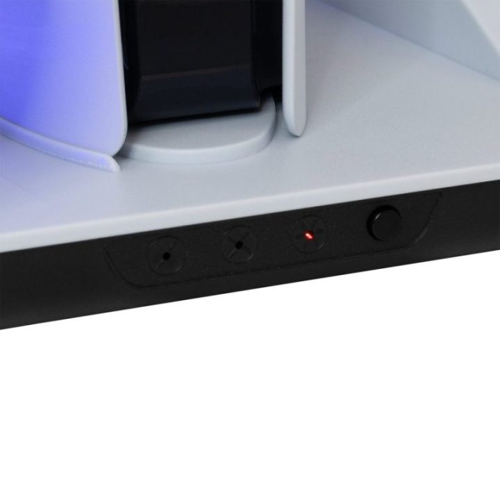 PS5 konsolės aušinimo stovas su įkrovimo stotele White Shark Guard-2