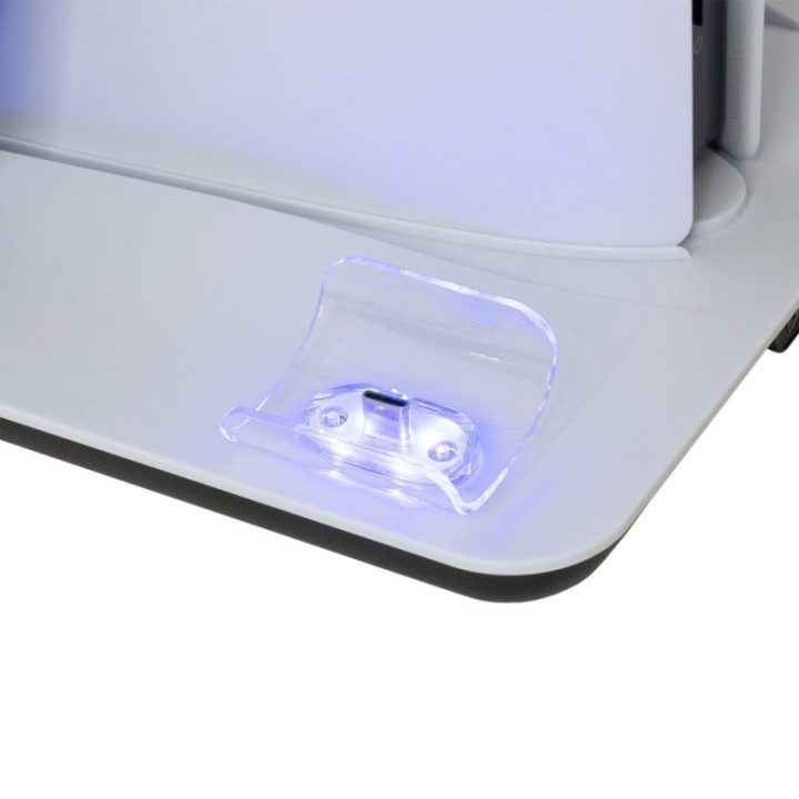 PS5 konsolės aušinimo stovas su įkrovimo stotele White Shark Guard-2