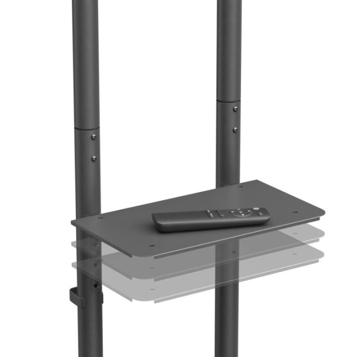 Mobilus televizoriaus grindų laikiklis Sbox FS-401-2, 37–70 colių