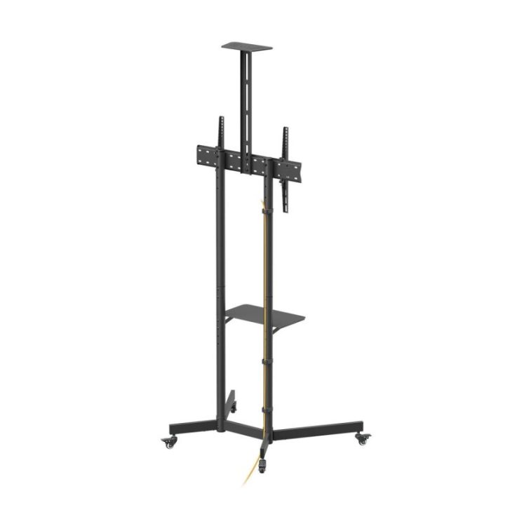 Mobilus televizoriaus grindų laikiklis Sbox FS-401-2, 37–70 colių