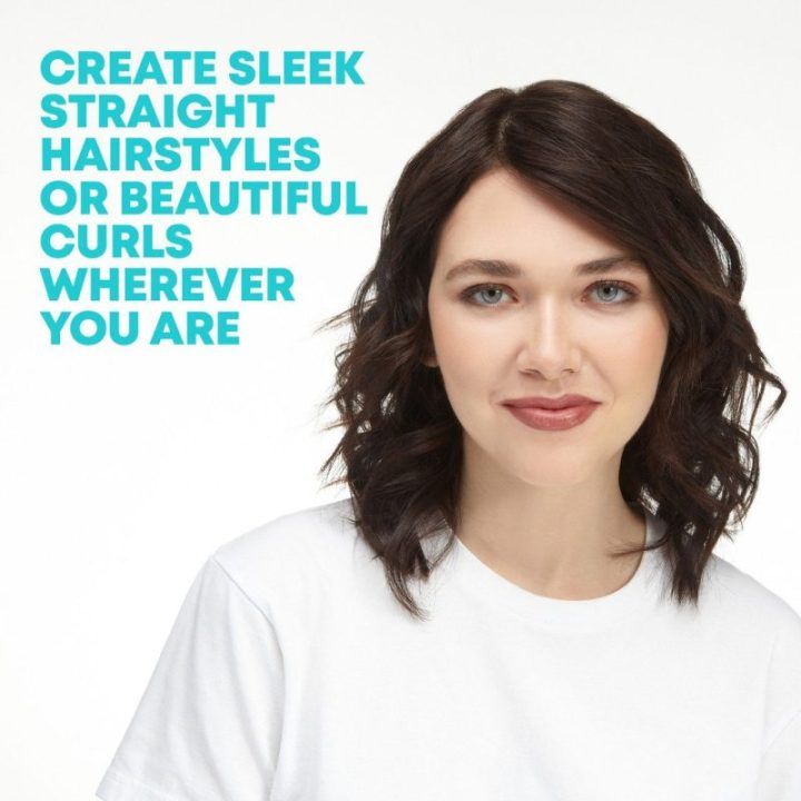Belaidis kompaktiškas plaukų tiesintuvas Revamp Liberate Shine