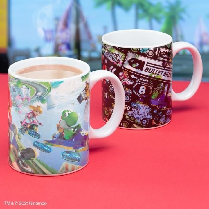 Šilumai jautrus puodelis su Mario Kart motyvu Paladone, 300 ml