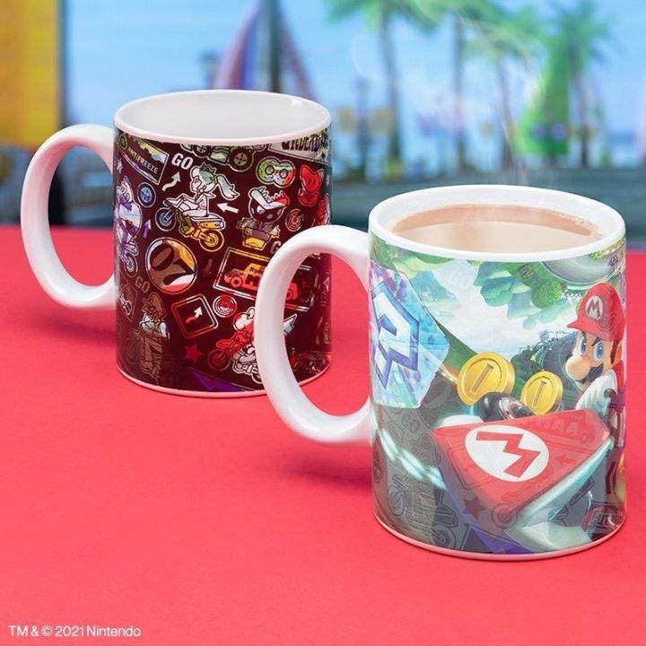 Šilumai jautrus puodelis su Mario Kart motyvu Paladone, 300 ml