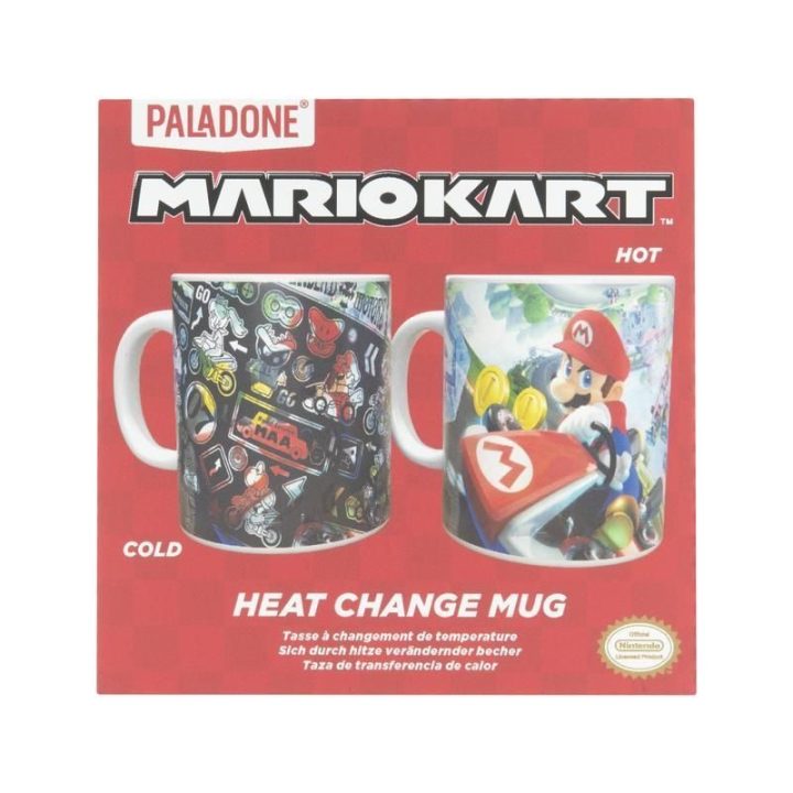 Šilumai jautrus puodelis su Mario Kart motyvu Paladone, 300 ml