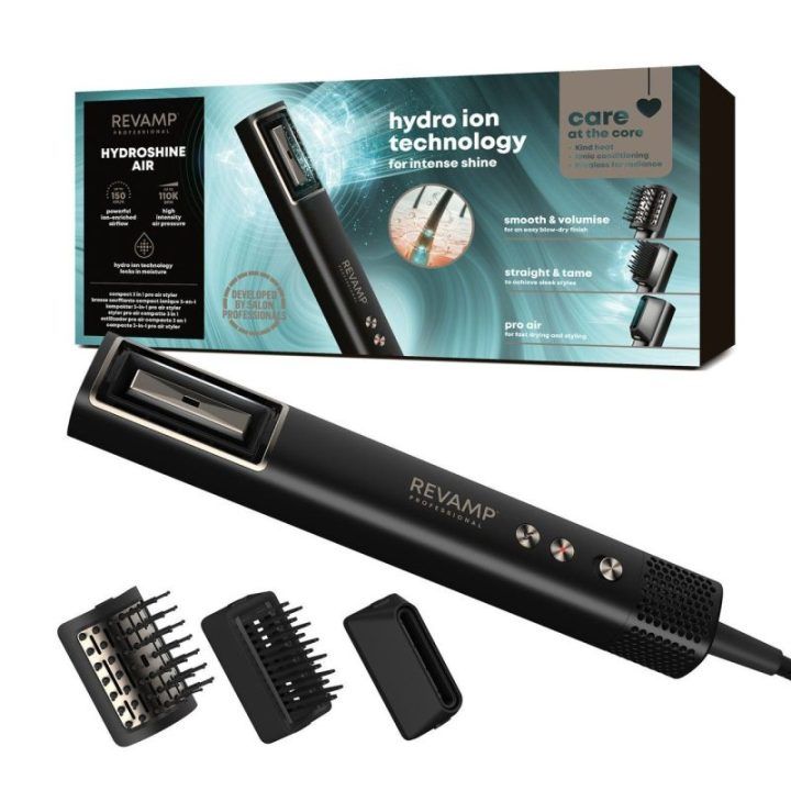 Plaukų formavimo džiovintuvas 3 viename Revamp Hydro Shine Air