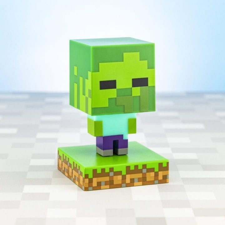 Naktinis šviestuvas su Minecraft zombio personažu Paladone, 8 cm