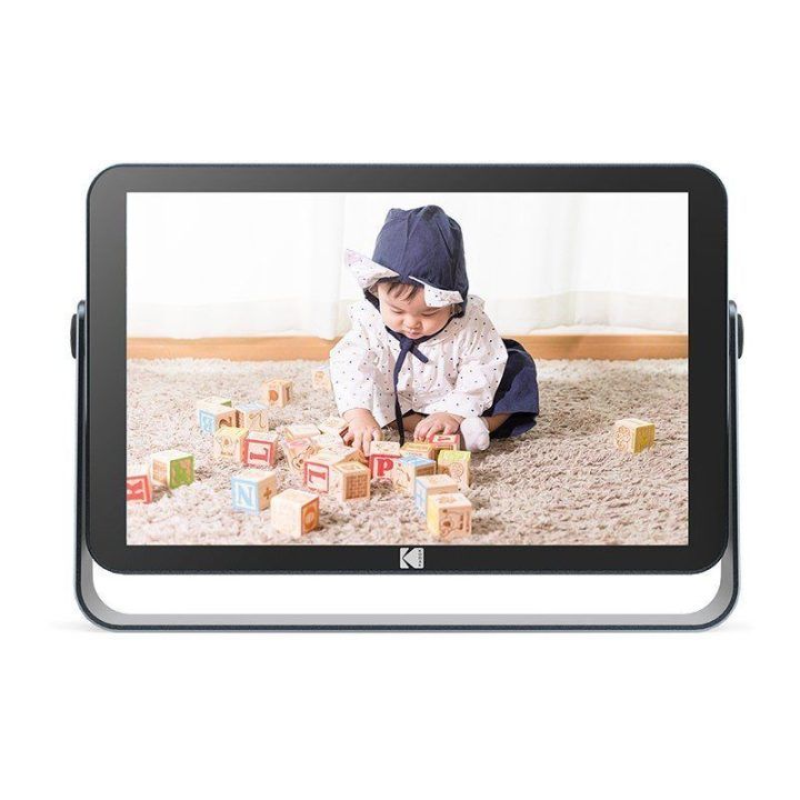 Skaitmeninis nuotraukų rėmelis su jutikliniu ekranu ir Wi-Fi Kodak RWF-109V, 10 colio, matinis juodas