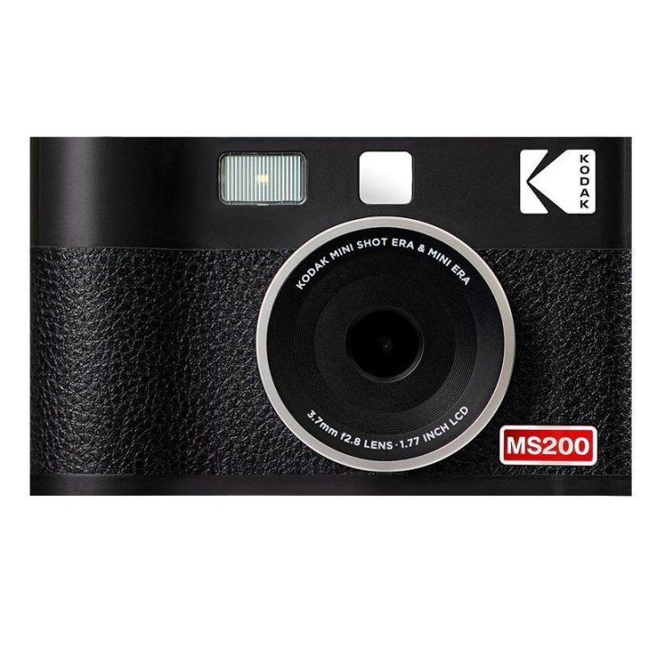 Momentinis fotoaparatas-spausdintuvas Kodak Mini Shot 2 Era, 5,3 × 8,6 cm, juodas
