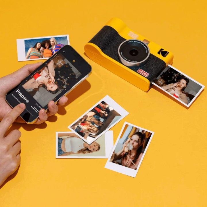 Momentinis fotoaparatas-spausdintuvas Kodak Mini Shot 2 Era, 5,3 × 8,6 cm, juodas