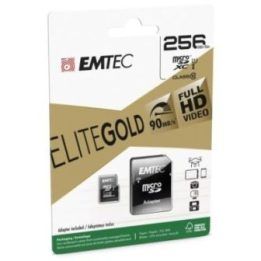 MicroSDXC atminties kortelė UHS-I U1 Emtec EliteGold, 256 GB