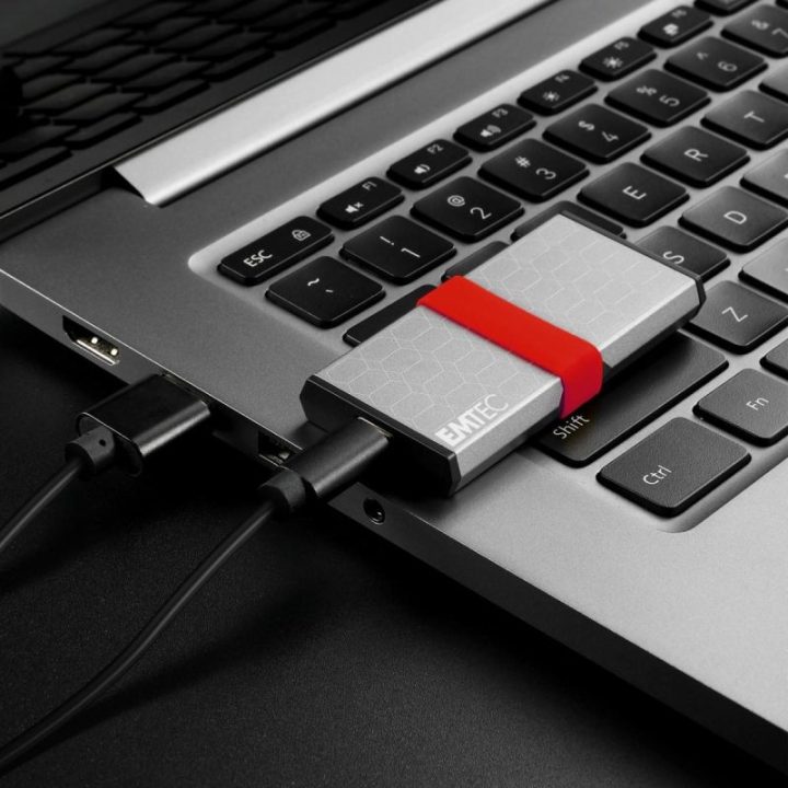 Nešiojamasis SSD diskas USB-C 3.2 Gen 2 Emtec X205, 512 GB