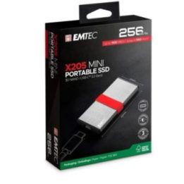 Nešiojamasis SSD diskas su USB-C 3.2 Gen 2 jungtimi Emtec X205, 256 GB