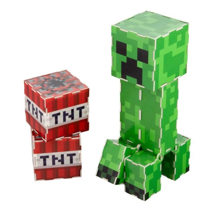 Konstravimo rinkinys su Minecraft Creeper personažu Paladone, 50 dalių