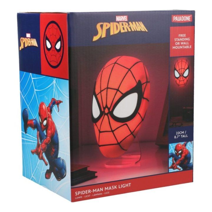 LED šviestuvas Žmogaus-voro kaukės formos Paladone, 22 cm