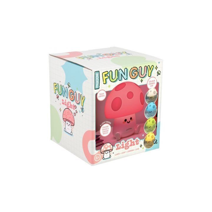 Grybo formos dekoratyvinis LED šviestuvas Paladone Fun Guy, 15 cm