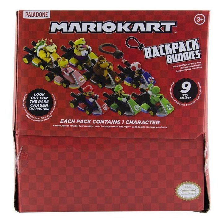 Kuprinės pakabukų rinkinys Mario Kart Paladone, 24 vnt