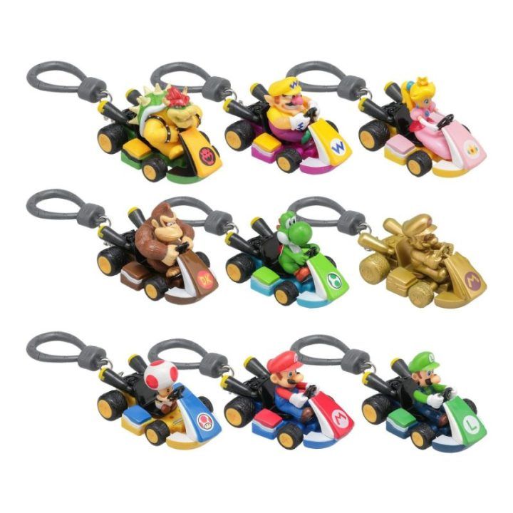 Kuprinės pakabukų rinkinys Mario Kart Paladone, 24 vnt
