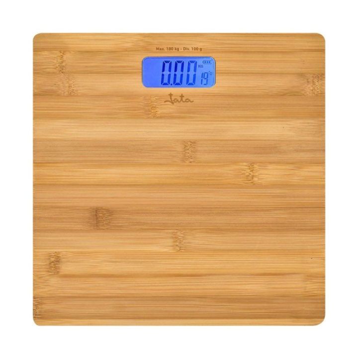 Kūno svarstyklės su bambukiniu paviršiumi Jata HBAS1489, 180 kg