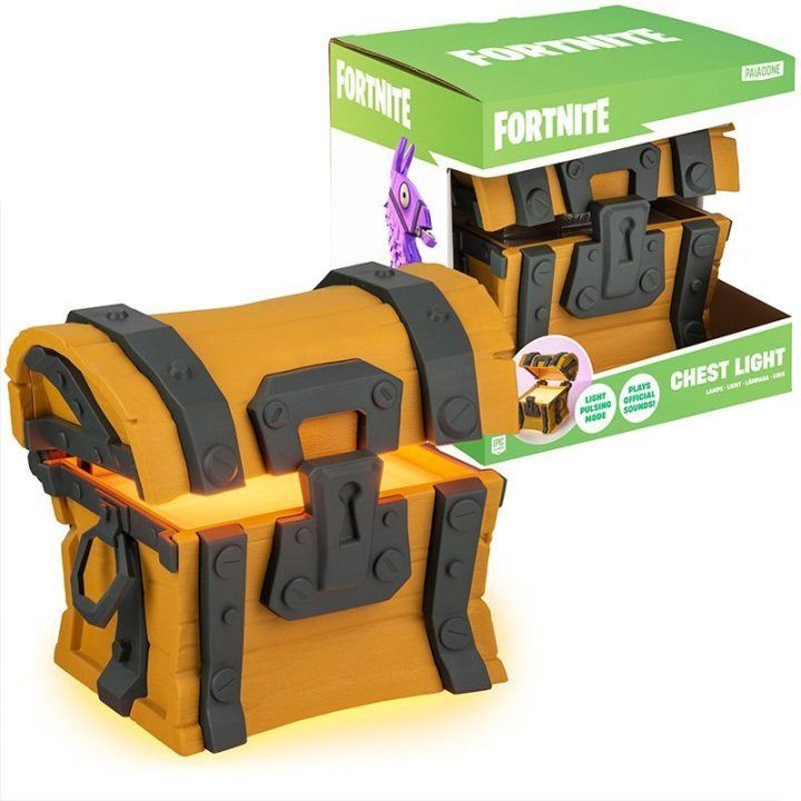 Dekoratyvinis LED šviestuvas Fortnite skrynios formos Paladone, 14,4 cm
