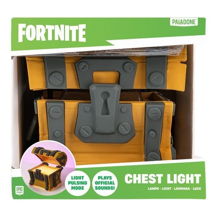 Dekoratyvinis LED šviestuvas Fortnite skrynios formos Paladone, 14,4 cm