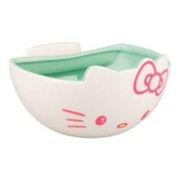 Užkandžių dubenėlis su telefono laikikliu ir Hello Kitty motyvu Paladone, 16 × 16 × 9 cm