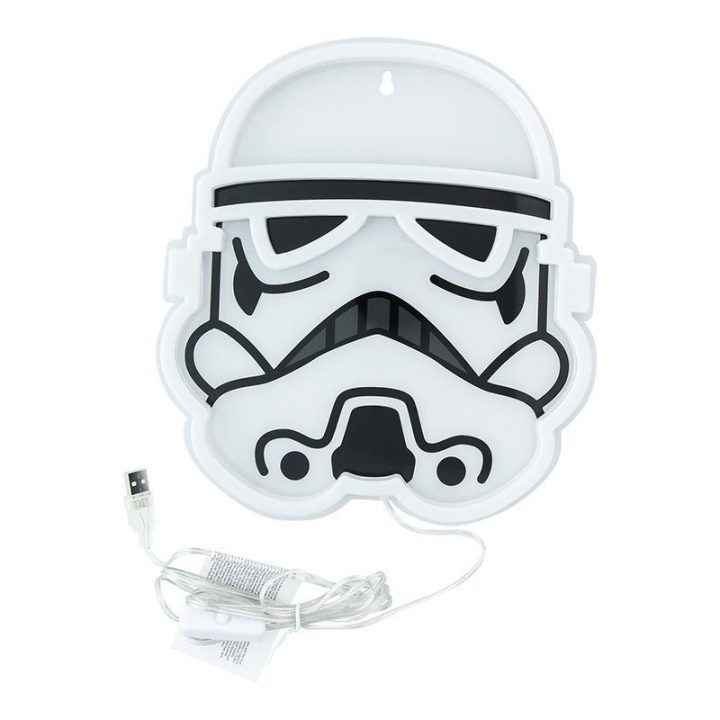 Neoninis LED sieninis šviestuvas su Stormtrooper personažu Paladone