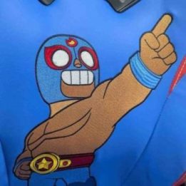 Vaikiška žaidimų kėdė su El Primo personažu Subsonic Brawl Stars