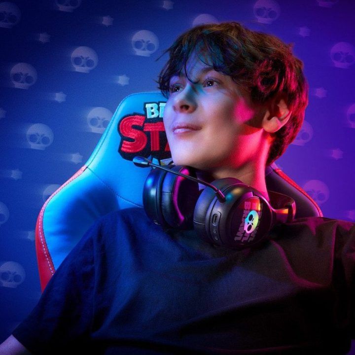 Vaikiška žaidimų kėdė su El Primo personažu Subsonic Brawl Stars