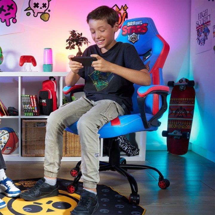 Vaikiška žaidimų kėdė su El Primo personažu Subsonic Brawl Stars