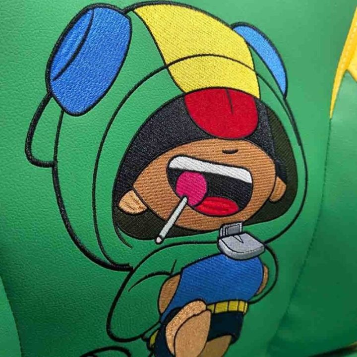 Vaikiška žaidimų kėdė su Brawl Stars Leon motyvu Subsonic