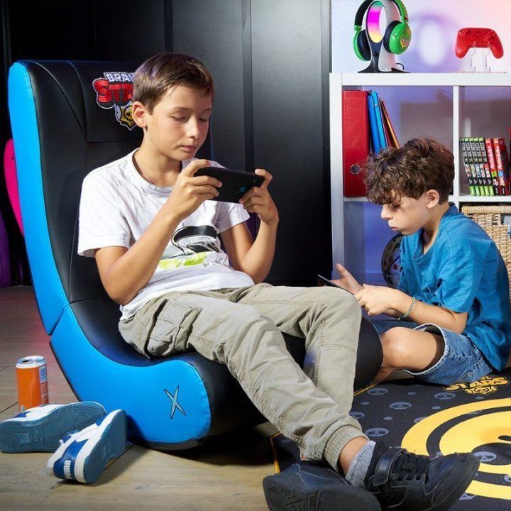 Supamoji žaidimų kėdė su Brawl Stars Crow personažu Subsonic