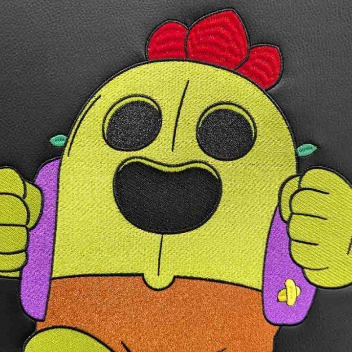 Žaidimų supama kėdė su Brawl Stars personažu Spike Subsonic
