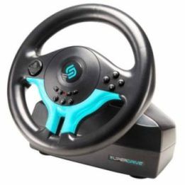 Žaidimų vairas PS4/PS3/Xbox One/PC/Switch Subsonic Superdrive SV 250-S, mėlynas