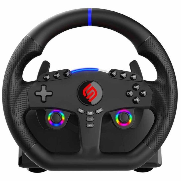 Žaidimų vairas su pedalu ir pavarų perjungimo mentelėmis Subsonic Superdrive 270 GT5, 27 cm