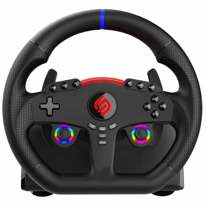 Žaidimų vairas su pedalu ir pavarų perjungimo mentelėmis Subsonic Superdrive 270 GT5, 27 cm