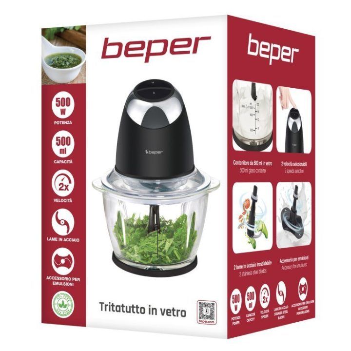 Maisto smulkintuvas Beper P102ROB003, 500 ml