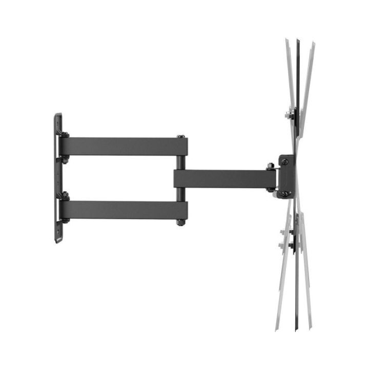 Reguliuojamas televizoriaus sieninis laikiklis Sbox LCD-443-2, 23–65 colių, 30 kg, juodas