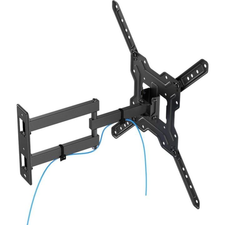 Reguliuojamas televizoriaus sieninis laikiklis Sbox LCD-443-2, 23–65 colių, 30 kg, juodas