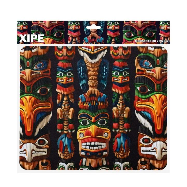 Pelės kilimėlis su spauda Sbox XIPE M, 30 × 25 cm, juodas