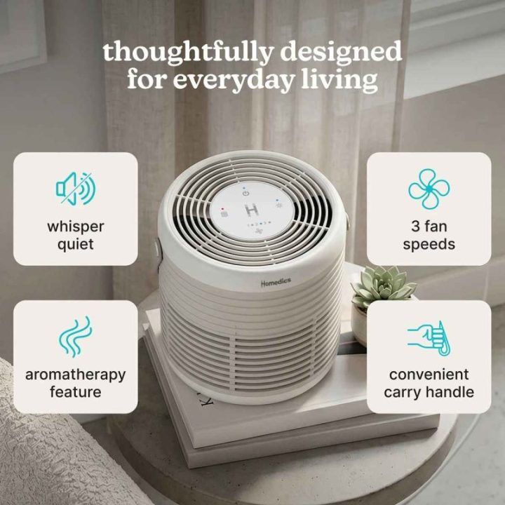 Oro valytuvas HoMedics Whisper Pure Comfort