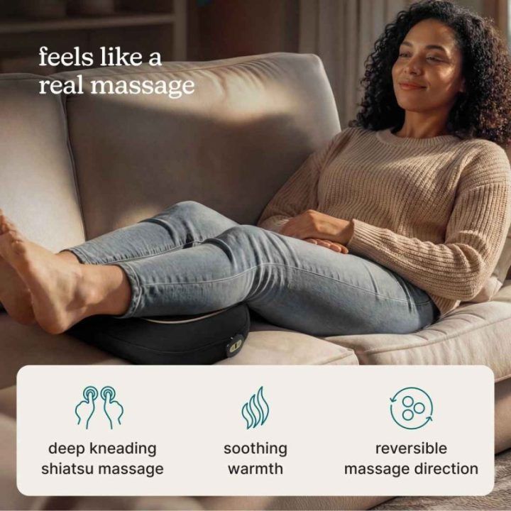 Belaidė šiatsu masažinė pagalvėlė su šildymo funkcija Homedics ModMassage