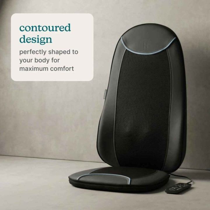Masažinė nugaros ir pečių pagalvėlė su šildymu Homedics ShiatsuMAX 3.0