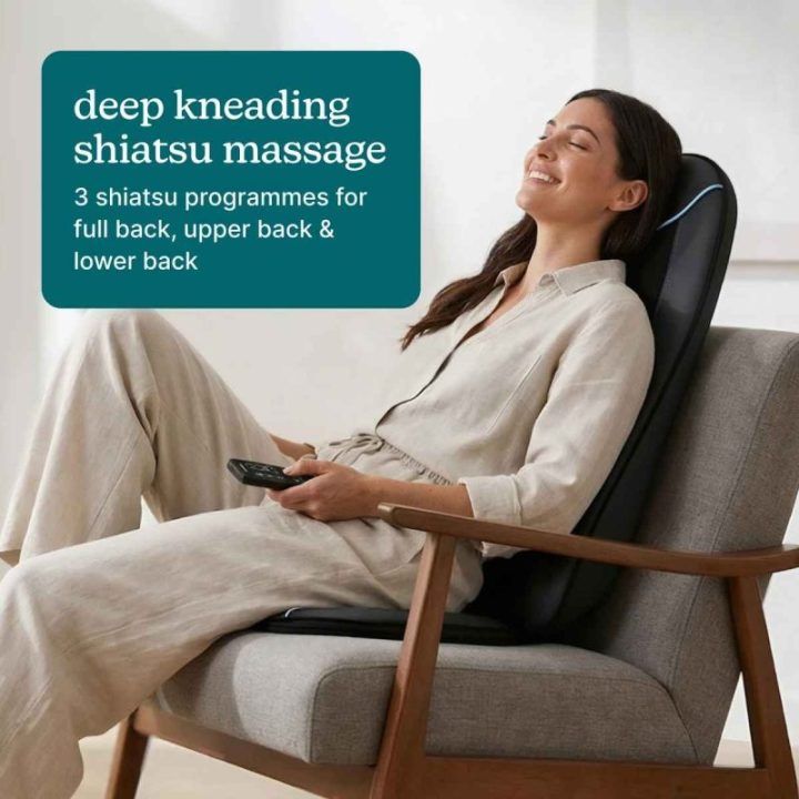 Masažinė nugaros ir pečių pagalvėlė su šildymu Homedics ShiatsuMAX 3.0