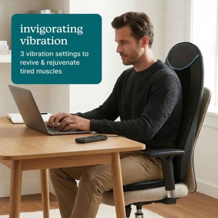 Masažinė nugaros ir pečių pagalvėlė su šildymu Homedics ShiatsuMAX 3.0