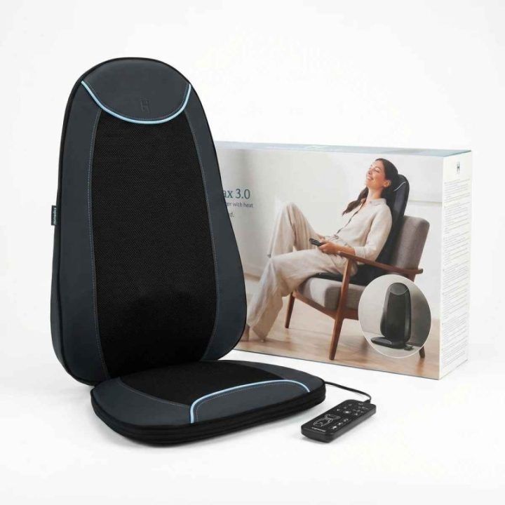 Masažinė nugaros ir pečių pagalvėlė su šildymu Homedics ShiatsuMAX 3.0
