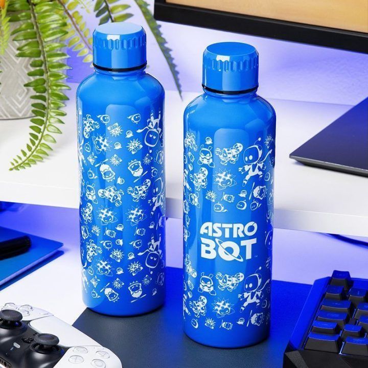 Metalinė gertuvė su užsukamu dangteliu ir Astro Bot motyvu Paladone, 500 ml