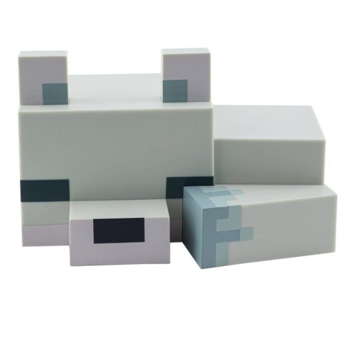 Naktinis šviestuvas su Minecraft arktinės lapės motyvu Paladone
