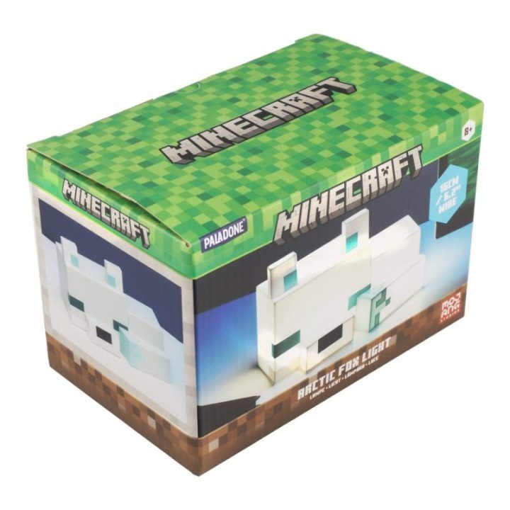Naktinis šviestuvas su Minecraft arktinės lapės motyvu Paladone