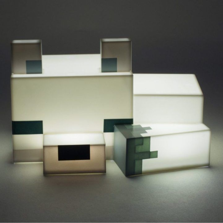 Naktinis šviestuvas su Minecraft arktinės lapės motyvu Paladone